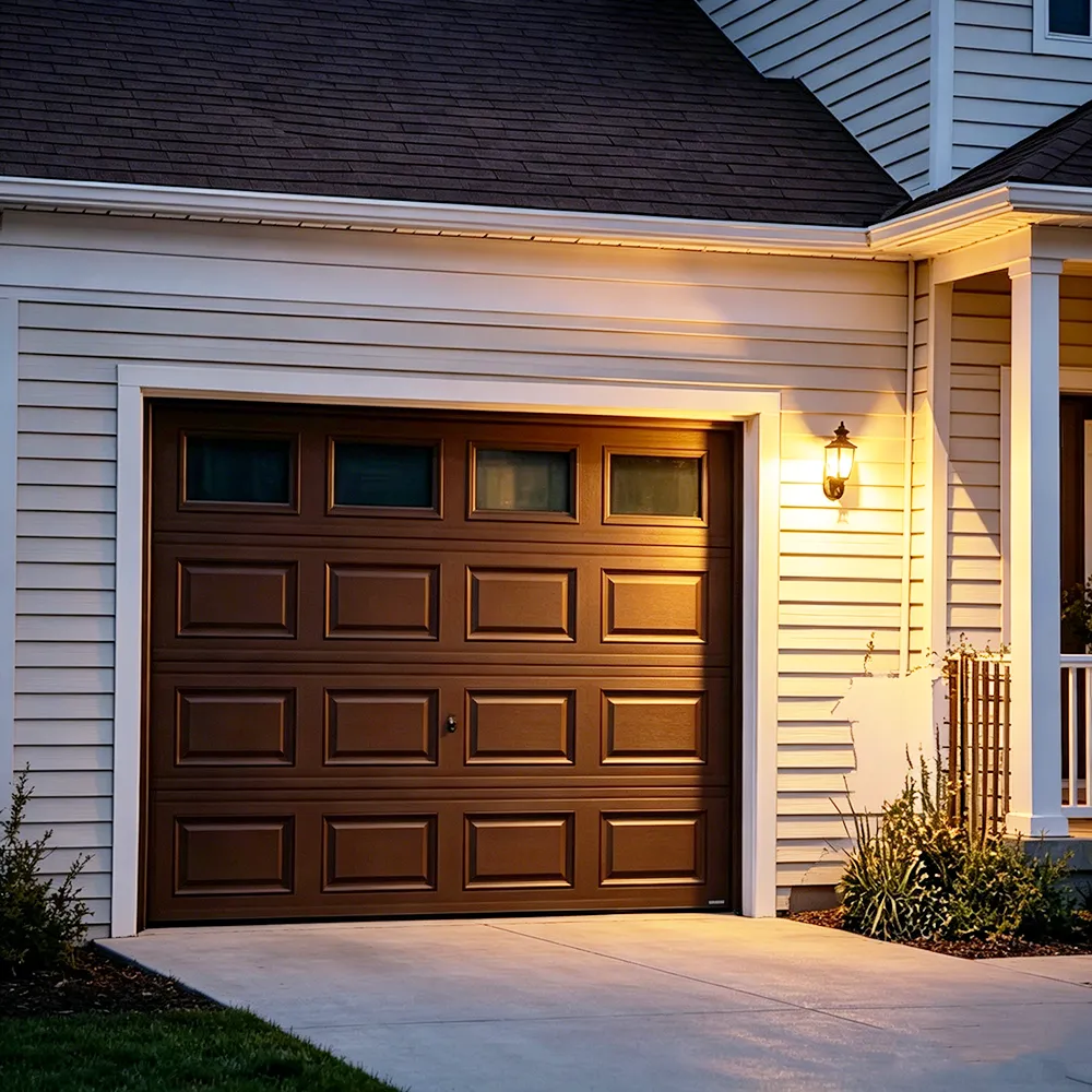 Insulated garage door
